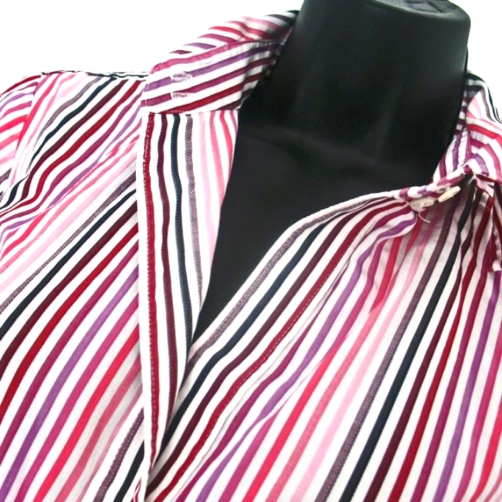 Banana Republic Women's  Sz Medium Stripe Button